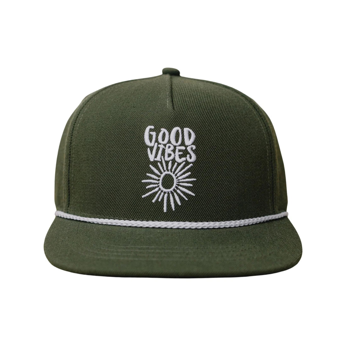 Local Beach Good Vibes Hat Neon Blue