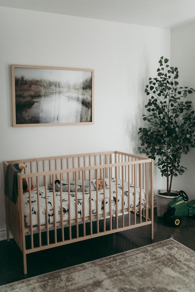 Mallard Print Duck Sheets – The Farm House Kids Co.